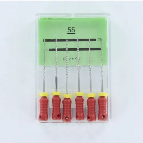 MANI RT-FILES 25mm NR.55 ROOD (6st)