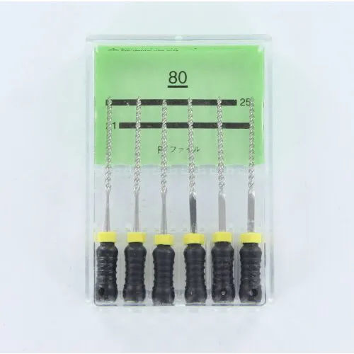 MANI RT-FILES 25mm NR.80 ZWART (6st)