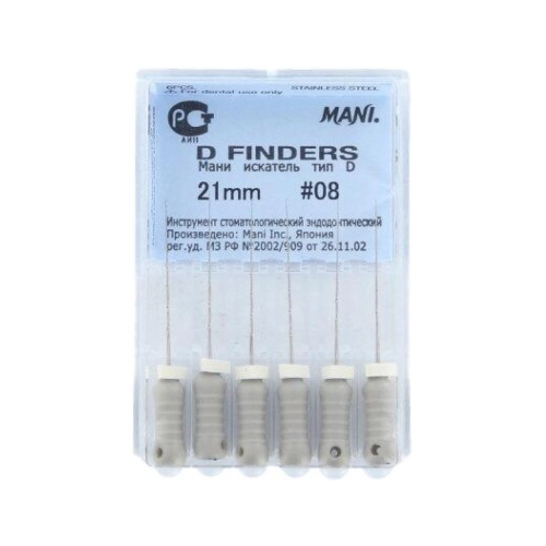 MANI D-FINDERS 21mm NR.08 GRIJS (6st)