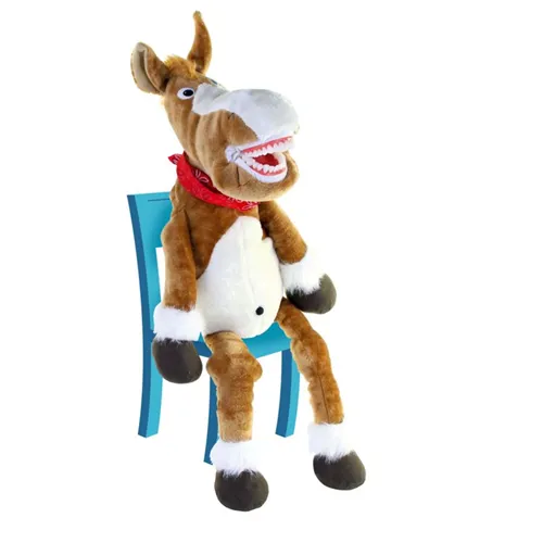 DENLO HANDPOP PAARD INCLUSIEF TANDENBORSTEL
