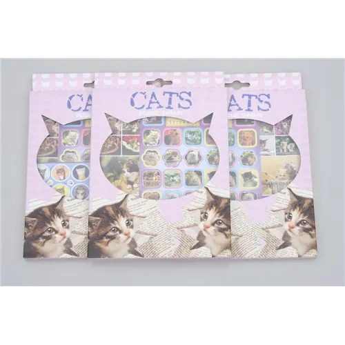 BEST PRESENT STICKERBOX KATTEN (5st)