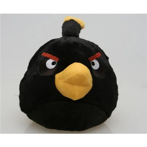 BEST PRESENT PLUCHE ANGRY BIRD ZWART