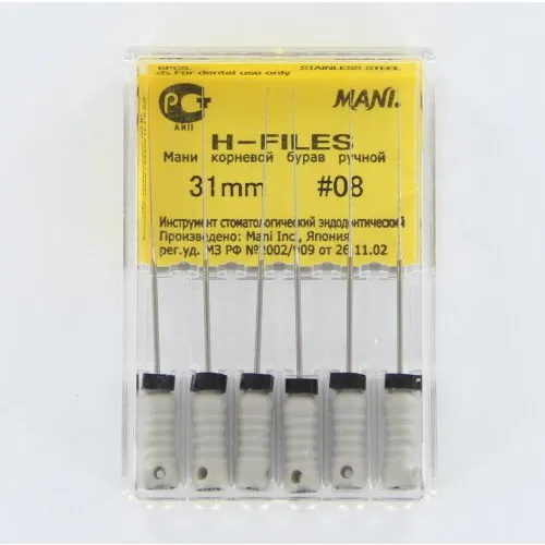 MANI HEDSTROEMFILES 31mm NR.08 GRIJS (6st)