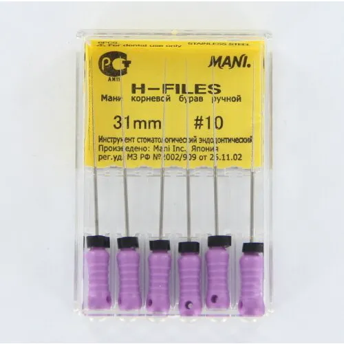 MANI HEDSTROEMFILES 31mm NR.10 PAARS (6st)