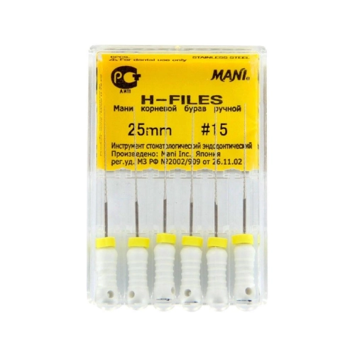 MANI HEDSTROEMFILES 25mm NR.15 WIT (6st)