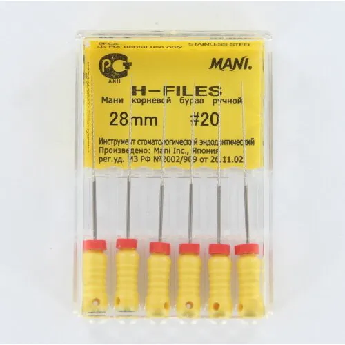 MANI HEDSTROEMFILES 28mm NR.20 GEEL (6st)