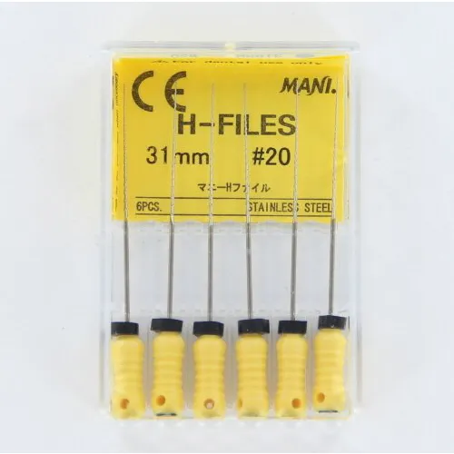 MANI HEDSTROEMFILES 31mm NR.20 GEEL (6st)