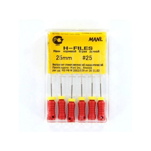 MANI HEDSTROEMFILES 25mm NR.25 ROOD (6st)