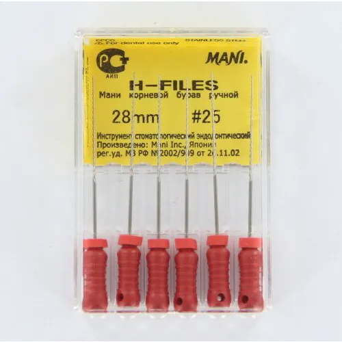 MANI HEDSTROEMFILES 28mm NR.25 ROOD (6st)