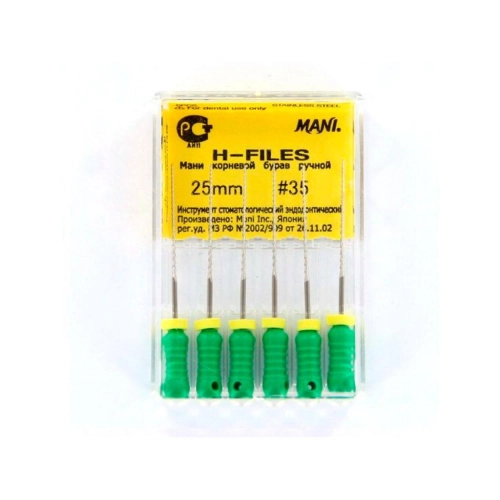 MANI HEDSTROEMFILES 25mm NR.35 GROEN (6st)