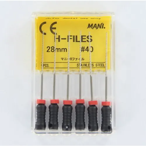 MANI HEDSTROEMFILES 28mm NR.40 ZWART (6st)