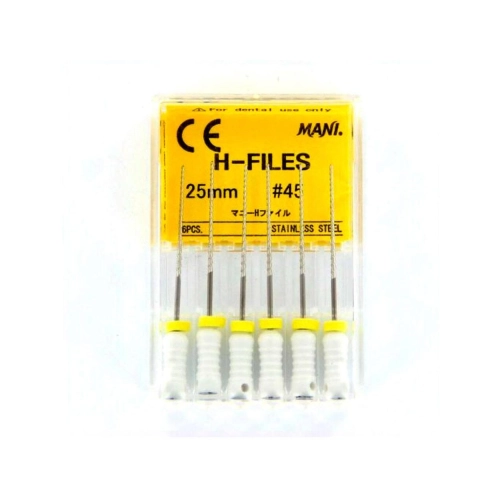 MANI HEDSTROEMFILES 25mm NR.45 WIT (6st)