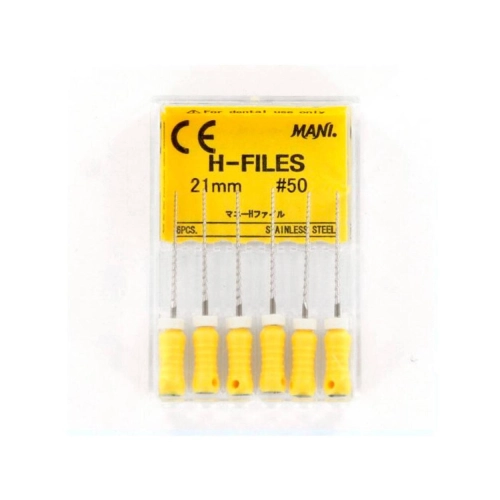 MANI HEDSTROEMFILES 21mm NR.50 GEEL (6st)
