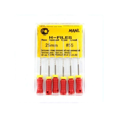 MANI HEDSTROEMFILES 25mm NR.55 ROOD (6st)