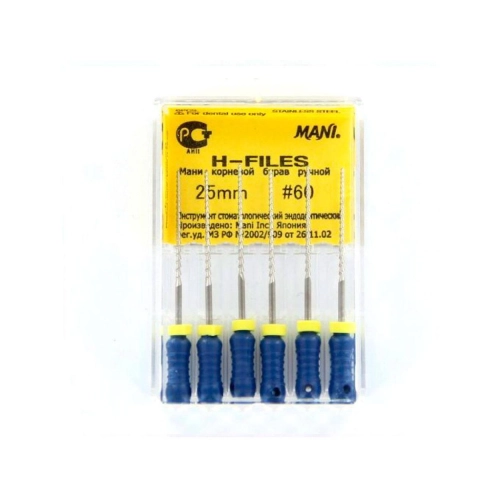 MANI HEDSTROEMFILES 25mm NR.60 BLAUW (6st)