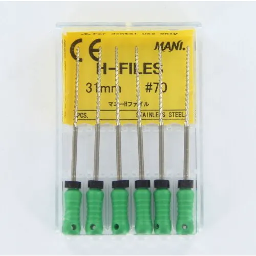 MANI HEDSTROEMFILES 31mm NR.70 GROEN (6st)