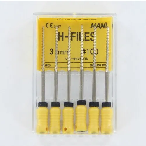 MANI HEDSTROEMFILES 31mm NR.100 GEEL (6st)