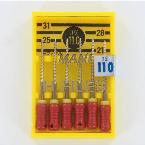 MANI HEDSTROEMFILES 25mm NR.110 ROOD (6st)
