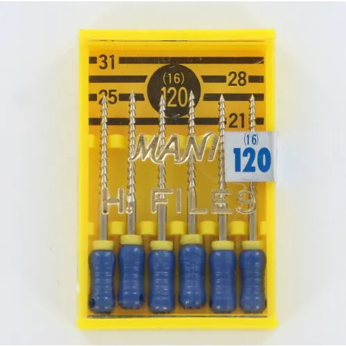 MANI HEDSTROEMFILES 25mm NR.120 BLAUW (6st)