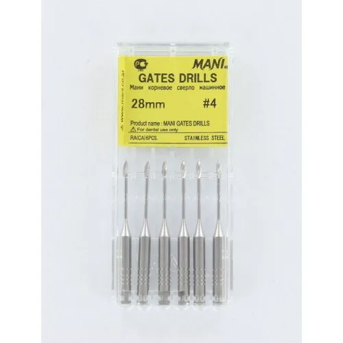 MANI GATES DRILLS 28mm NR.4 (6st)