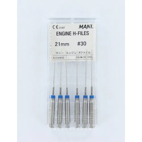 MANI ENGINE HEDSTROEMFILES 21mm NR.30 BLAUW (6st)