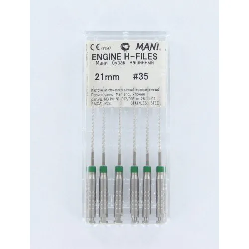 MANI ENGINE HEDSTROEMFILES 21mm NR.35 GROEN (6st)