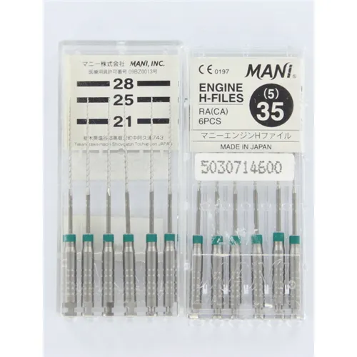MANI ENGINE HEDSTROEMFILES 25mm NR.35 GROEN (6st)