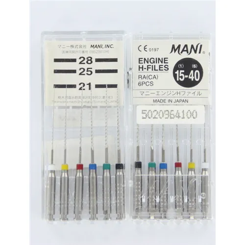 MANI ENGINE HEDSTROEMFILES 21mm NR.15-40 ASSORTED (6st)