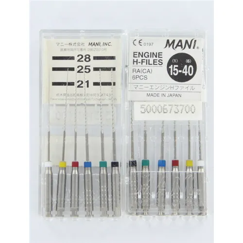 MANI ENGINE HEDSTROEMFILES 25mm NR.15-40 ASSORTED (6st)