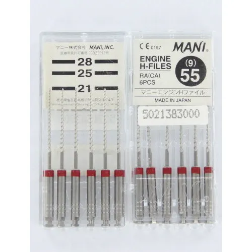 MANI ENGINE HEDSTROEMFILES 21mm NR.55 ROOD (6st)