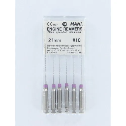 MANI ENGINE REAMERS 21mm NR.10 PAARS (6st)