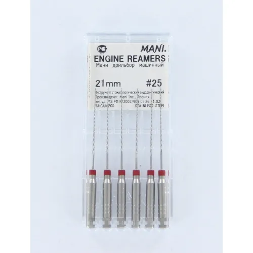 MANI ENGINE REAMERS 21mm NR.25 ROOD (6st)