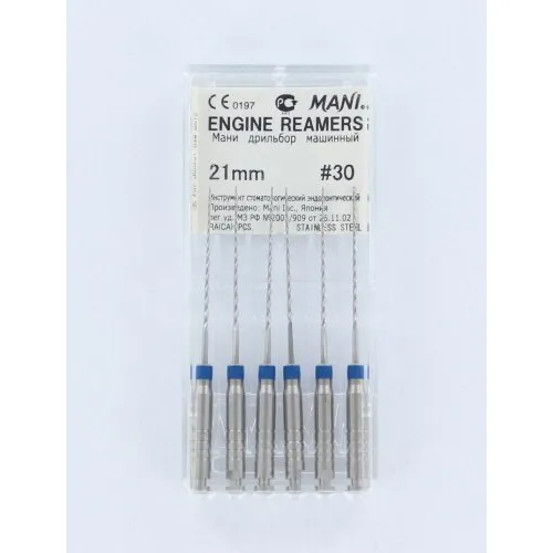 MANI ENGINE REAMERS 21mm NR.30 BLAUW (6st)