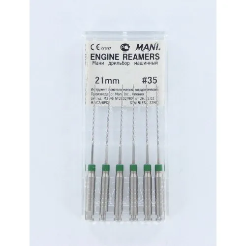 MANI ENGINE REAMERS 21mm NR.35 GROEN (6st)
