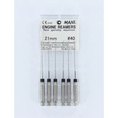 MANI ENGINE REAMERS 21mm NR.40 ZWART (6st)