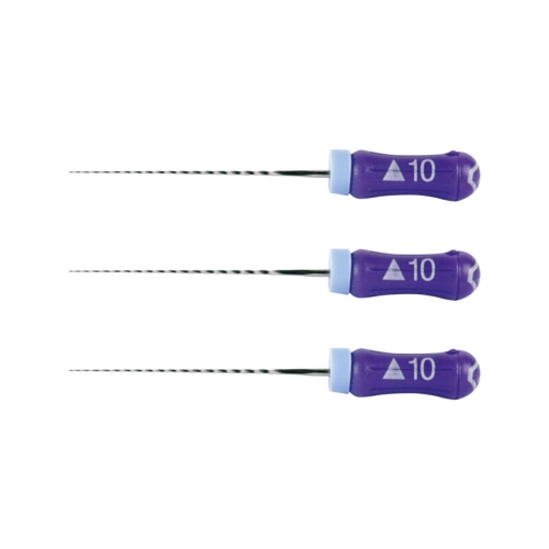 MAILLEFER READY STEEL K-REAMERS 21mm NR.10 STERIEL PAARS (6st)