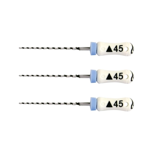 MAILLEFER READY STEEL K-REAMERS 21mm NR.45 STERIEL WIT (6st)