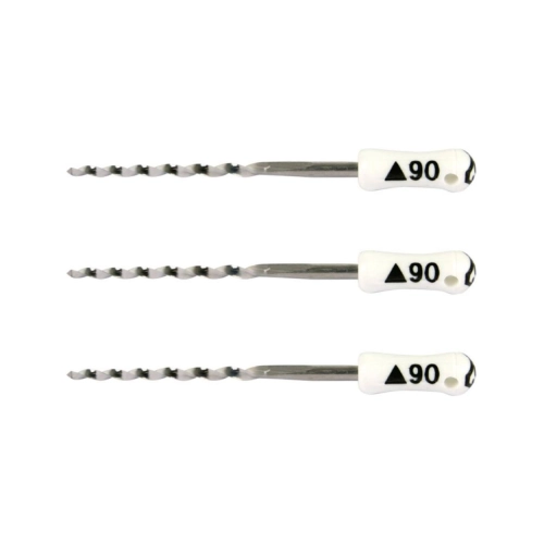 MAILLEFER READY STEEL K-REAMERS 25mm NR.90 STERIEL WIT (6st)