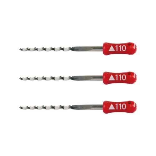 MAILLEFER READY STEEL K-REAMERS 25mm NR.110 STERIEL ROOD (6st)