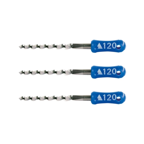 MAILLEFER READY STEEL K-REAMERS 21mm NR.120 STERIEL BLAUW (6st)