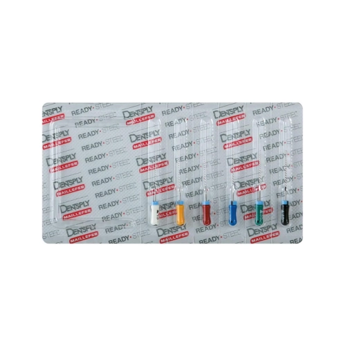 MAILLEFER READY STEEL K-REAMERS 25mm ASSORTED NR.15-40 STERIEL (6st)