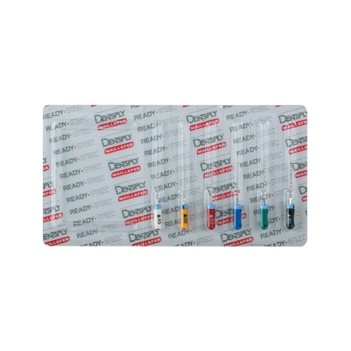 MAILLEFER READY STEEL K-REAMERS 25mm ASSORTED NR.45-80 STERIEL (6st)