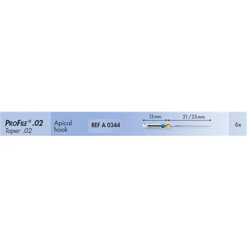 MAILLEFER PROFILE .02 21mm NR.25 ROOD (6st)