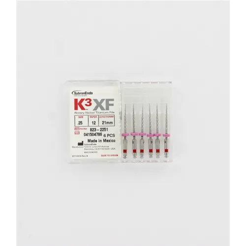 KERR ENDO K3 XF NI-TI FILES .12 21mm NR.25 (6st)