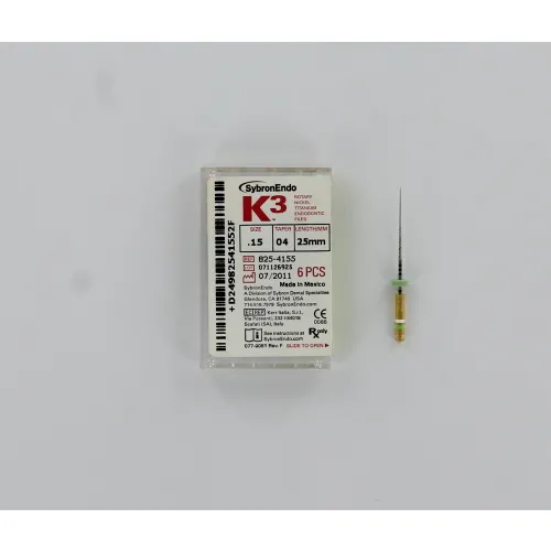 KERR ENDO K3 NI-TI FILES .04 25mm NR.15 (6st)