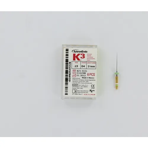 KERR ENDO K3 NI-TI FILES .04 21mm NR.15 (6st)