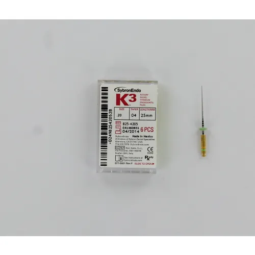 KERR ENDO K3 NI-TI FILES .04 25mm NR.20 (6st)