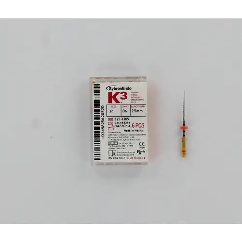KERR ENDO K3 NI-TI FILES .06 25mm NR.20 (6st)