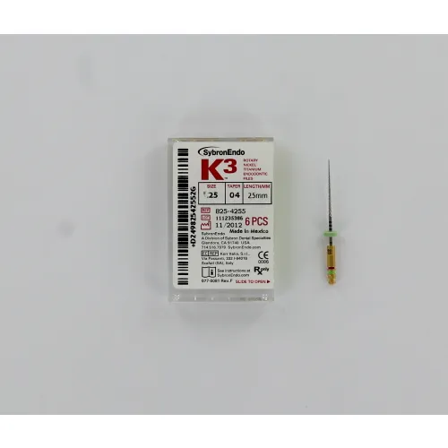 KERR ENDO K3 NI-TI FILES .04 25mm NR.25 (6st)