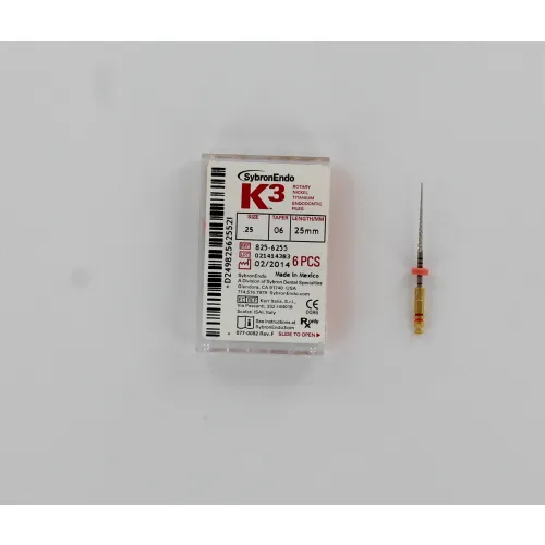 KERR ENDO K3 NI-TI FILES .06 25mm NR.25 (6st)